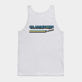 County Longford / Irish Retro County Pride Design Tank Top